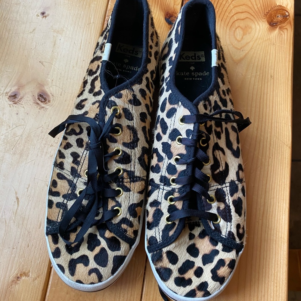 Kate Spade x Keds Leopard Sneakers